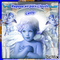 😇 Hommage pour mon meilleur ami Claude 😇 animasyonlu GIF