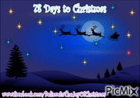 78 days to christmas - 免费动画 GIF