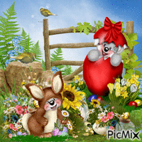 húsvét animált GIF