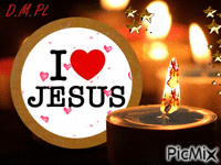 I LOVE JESUS - Ingyenes animált GIF