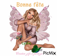 Bonne fête Lydie анимирани ГИФ