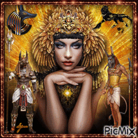 Prinses Cleopatra - Bezmaksas animēts GIF