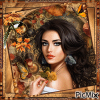 Autumn portrait... GIF animado