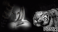 El tigre y yo GIF animé