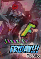 F Stands for Friday - GIF animado grátis
