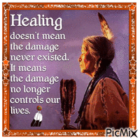 Healing native american κινούμενο GIF