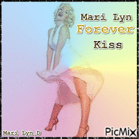 MARI LYN FOREVER KISS animált GIF
