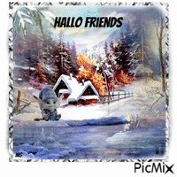Hallo Friends - Безплатен анимиран GIF
