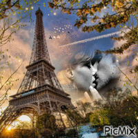 Amoureux à Paris !!!!! - GIF เคลื่อนไหวฟรี