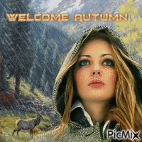 Welcome Autumn - GIF animado grátis