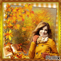 Autumn portrait Animated GIF