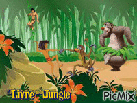 le livre de la jungle アニメーションGIF