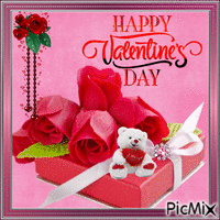 Happy Valentine,s Day - GIF animasi gratis