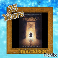 Anastasia 25 years animirani GIF
