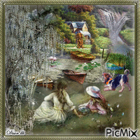The Pond by Our House.. 动画 GIF