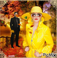 autumn in love - Free animated GIF