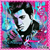 Art - Elvis Presley анимированный гифка