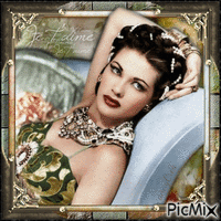 Portrait vintage - Bezmaksas animēts GIF