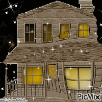 la petite maison dans la Prairie Animated GIF