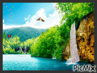mon petit lac - Animovaný GIF zadarmo
