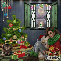 Waiting For Christmas - GIF animé gratuit