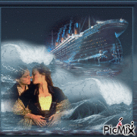 Titanic 动画 GIF