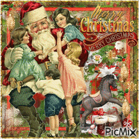 Merry Christmas, dear children Gif Animado