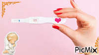 Тест на беременность - GIF animé gratuit