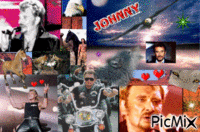 Johnny Hallyday ** - Gratis animerad GIF