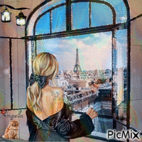 VENTANA A PARIS animēts GIF