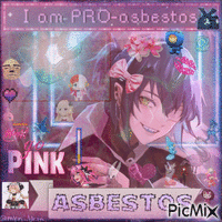 I am PRO-Asbestos アニメーションGIF