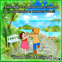 AMIZADE É COMO O SOL. - Безплатен анимиран GIF