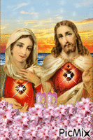 maría y Jesús - Бесплатный анимированный гифка