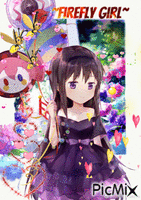 Fireflies for the carnival of life… :) アニメーションGIF