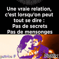 UNE VRAIE RELATION - Free animated GIF