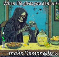 WHEN LIFE GIVES YOU DEMONS анимирани ГИФ
