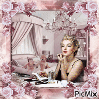 Marilyn Monroe, Actrice américaine GIF animé