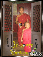 Monastére Birmanie animirani GIF