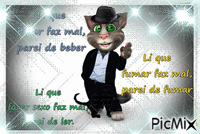 Negro Gato ... - GIF animado gratis