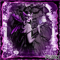 goth fairy - 免费动画 GIF
