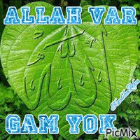 ALLAH VAR GAM YOK - Бесплатный анимированный гифка