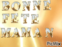 bonne fete maman - Bezmaksas animēts GIF