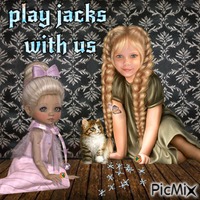 play jacks - GIF animé gratuit