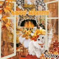 Autumn Deco Room - Δωρεάν κινούμενο GIF