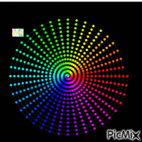 Encre multicolore animovaný GIF