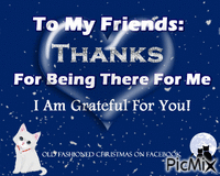 Friend Thanks - GIF animado grátis