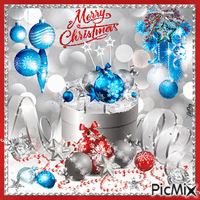 Merry Christmas. Christmas balls - Besplatni animirani GIF
