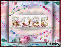 rose анимированный гифка