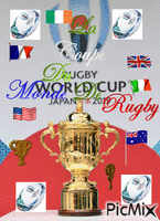 La coupe du monde de rugby GIF animé