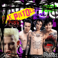 Sex Pistols Punk - Nemokamas animacinis gif